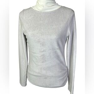 New Anthropologie Saturday Sunday fleece pullover Size Medium gray